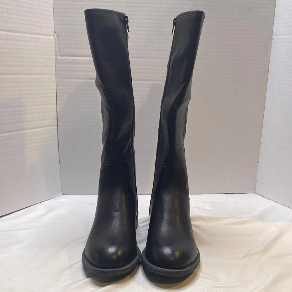 Frye and Co. Womens Charlize Stacked‎ Heel Riding Boots